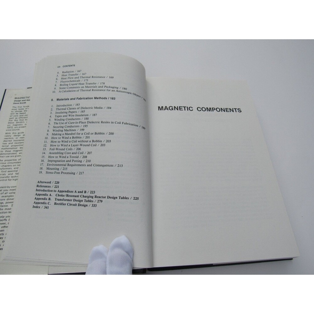 Magnetic Components Design & Applications Steve Smith 1985 First Printing Van - Picture 11 of 14